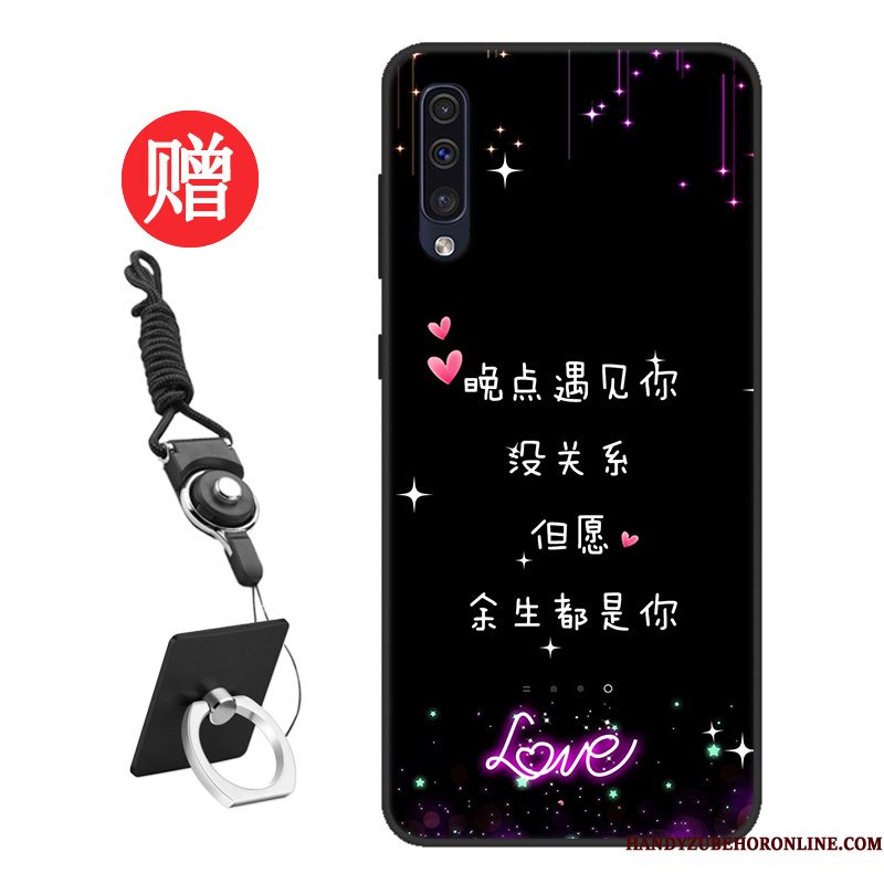 Hoesje Samsung Galaxy A50 Siliconen Trend Tempereren, Hoes Samsung Galaxy A50 Zacht Pas Lovers