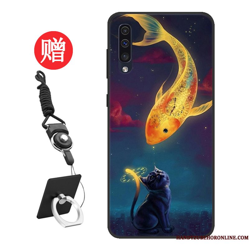 Hoesje Samsung Galaxy A50 Siliconen Trend Tempereren, Hoes Samsung Galaxy A50 Zacht Pas Lovers