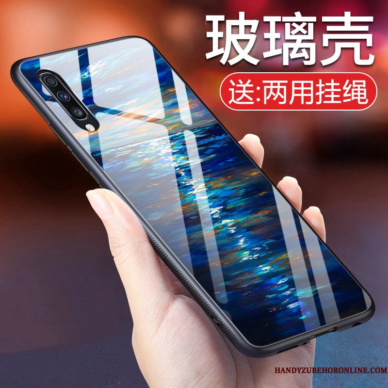 Hoesje Samsung Galaxy A50 Zacht Persoonlijk Trendy Merk, Hoes Samsung Galaxy A50 Siliconen Telefoon Glas