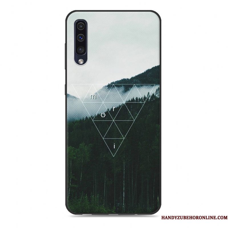 Hoesje Samsung Galaxy A50 Zacht Roze Persoonlijk, Hoes Samsung Galaxy A50 Siliconen Hanger Trend