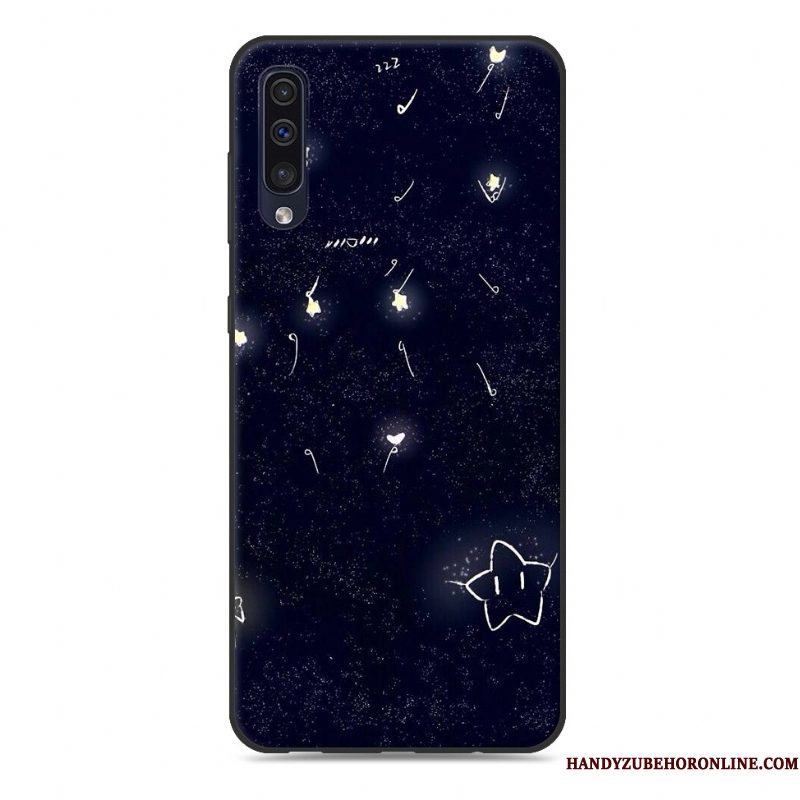 Hoesje Samsung Galaxy A50 Zacht Roze Persoonlijk, Hoes Samsung Galaxy A50 Siliconen Hanger Trend