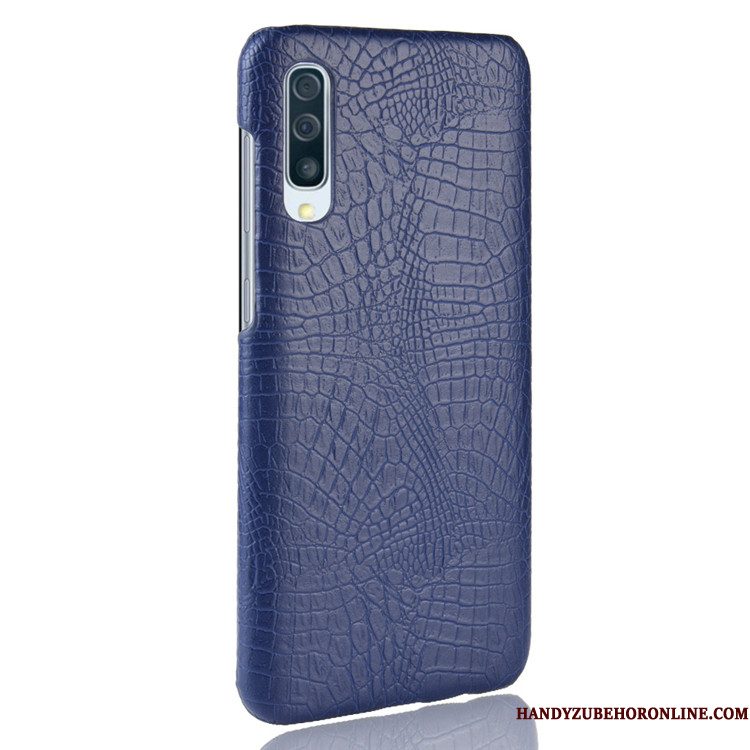 Hoesje Samsung Galaxy A50 Zakken Blauw Hard, Hoes Samsung Galaxy A50 Bescherming Telefoon Kwaliteit