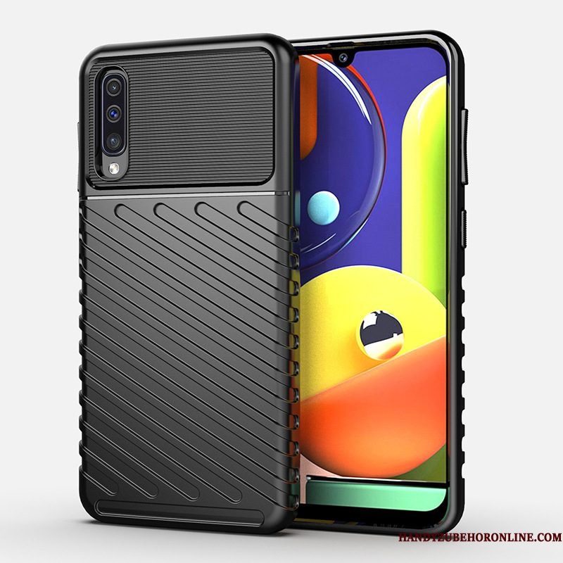 Hoesje Samsung Galaxy A50s Bescherming Blauwtelefoon, Hoes Samsung Galaxy A50s Voor Anti-fall