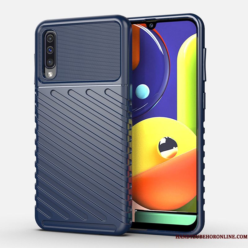 Hoesje Samsung Galaxy A50s Bescherming Blauwtelefoon, Hoes Samsung Galaxy A50s Voor Anti-fall