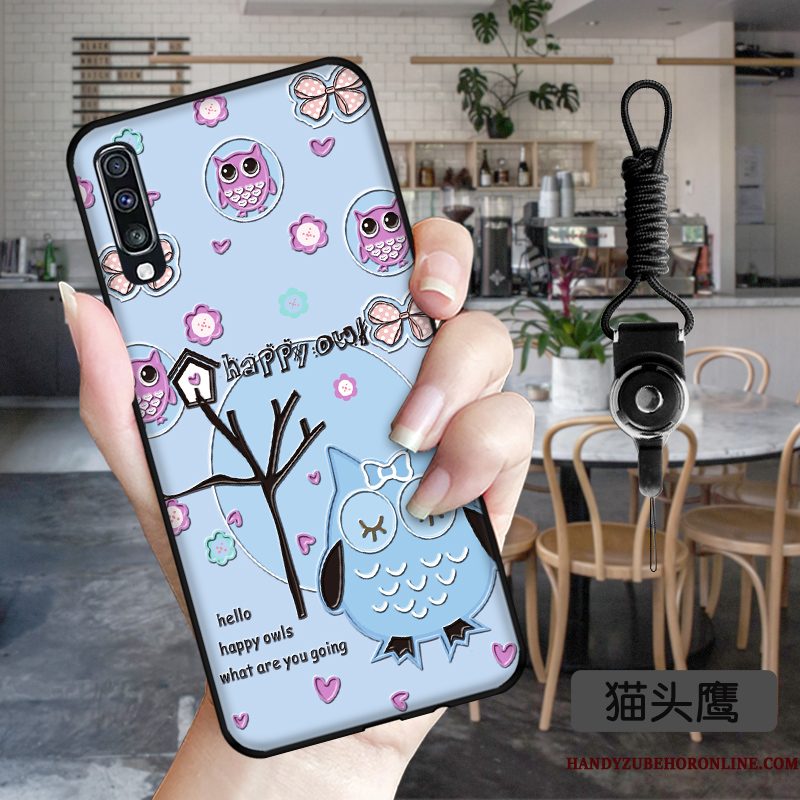 Hoesje Samsung Galaxy A50s Scheppend Anti-fall Leeuw, Hoes Samsung Galaxy A50s Zakken Telefoon Trend