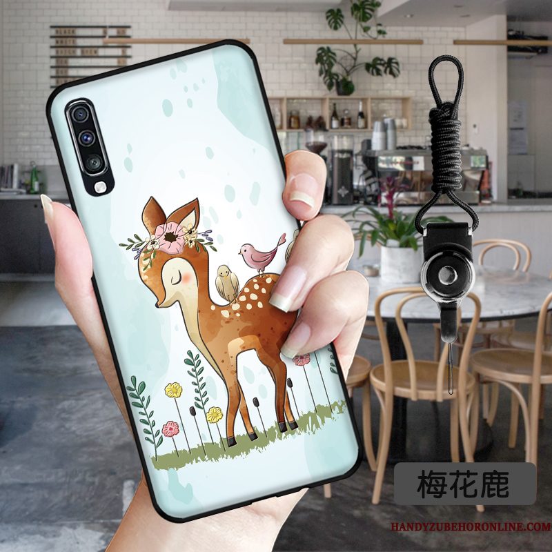 Hoesje Samsung Galaxy A50s Scheppend Anti-fall Leeuw, Hoes Samsung Galaxy A50s Zakken Telefoon Trend