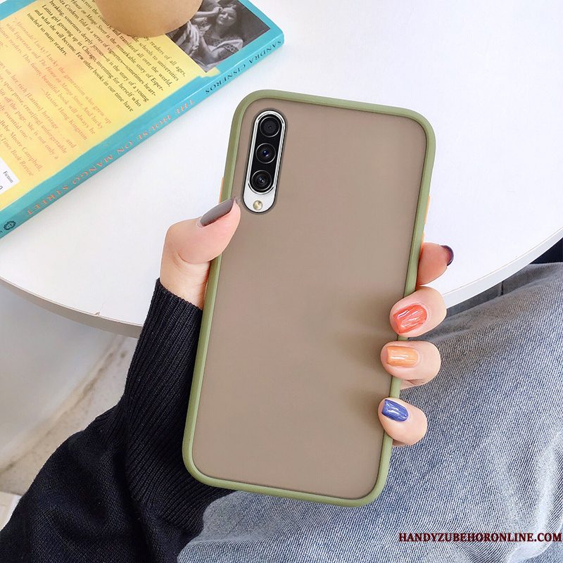 Hoesje Samsung Galaxy A50s Scheppend Anti-fall Schrobben, Hoes Samsung Galaxy A50s Zakken Trend Hard