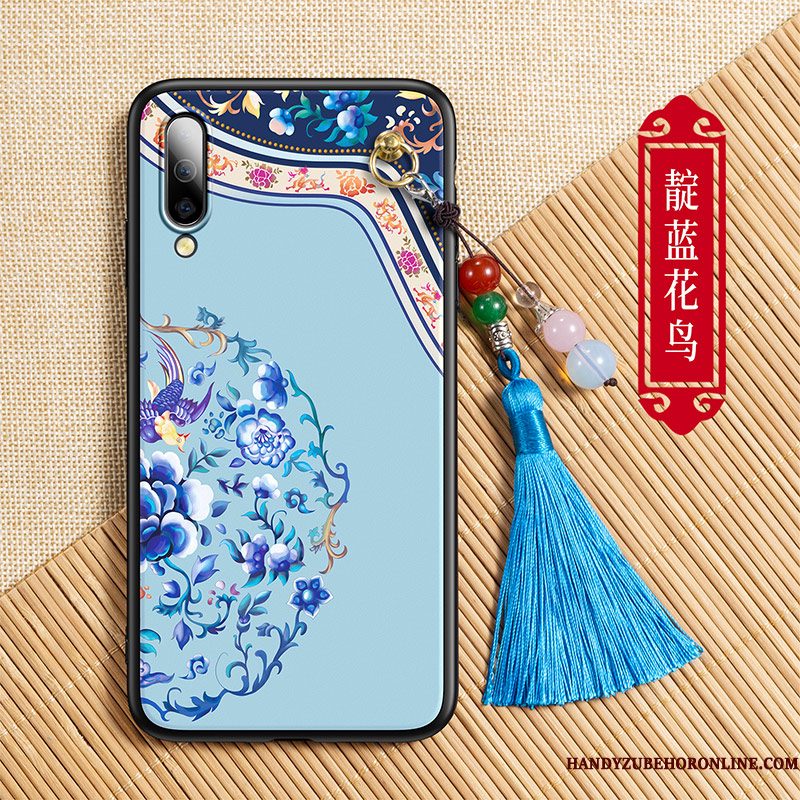 Hoesje Samsung Galaxy A50s Siliconen Anti-fall Trendy Merk, Hoes Samsung Galaxy A50s Zacht Wind Persoonlijk