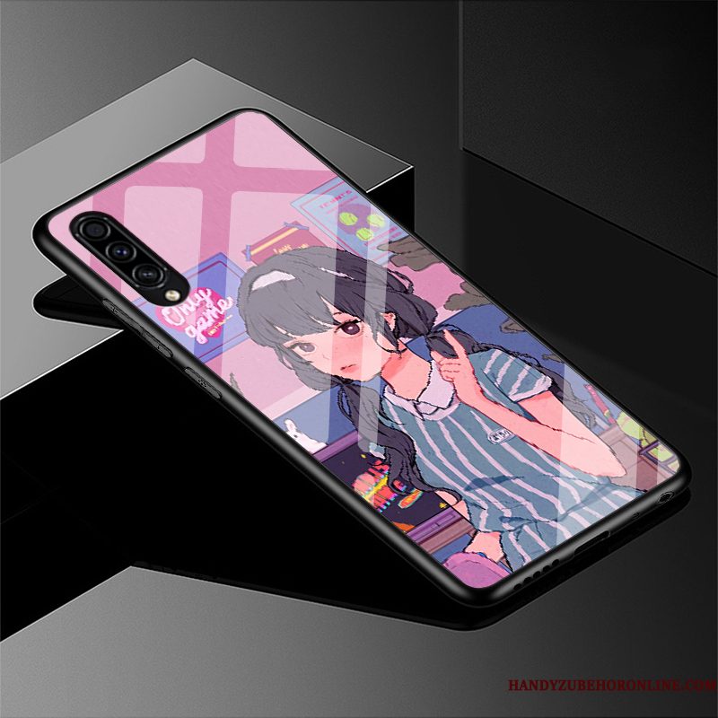 Hoesje Samsung Galaxy A50s Siliconen Eenvoudige Glas, Hoes Samsung Galaxy A50s Zakken Verstelefoon