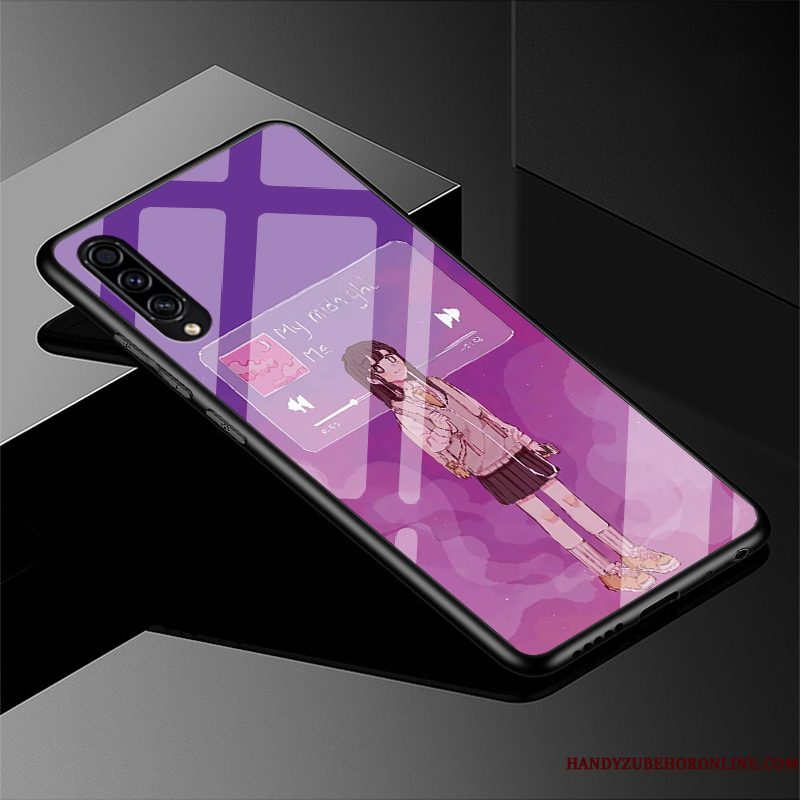 Hoesje Samsung Galaxy A50s Siliconen Eenvoudige Glas, Hoes Samsung Galaxy A50s Zakken Verstelefoon