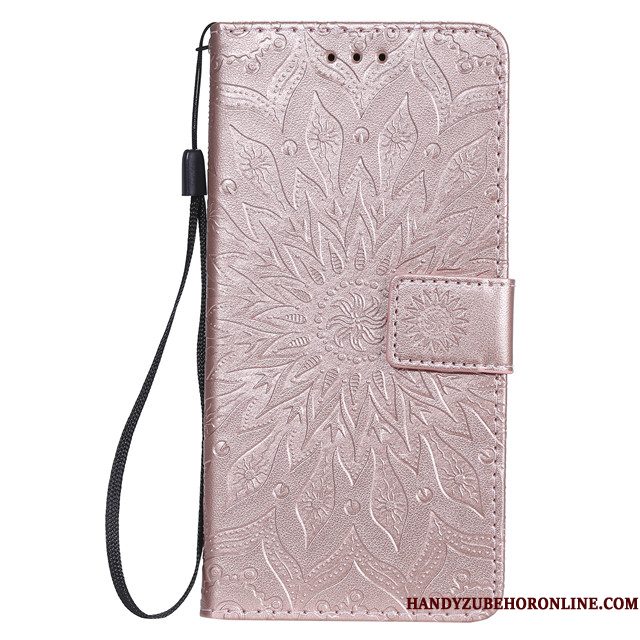 Hoesje Samsung Galaxy A50s Zacht Telefoon Rose Goud, Hoes Samsung Galaxy A50s Leer Anti-fall