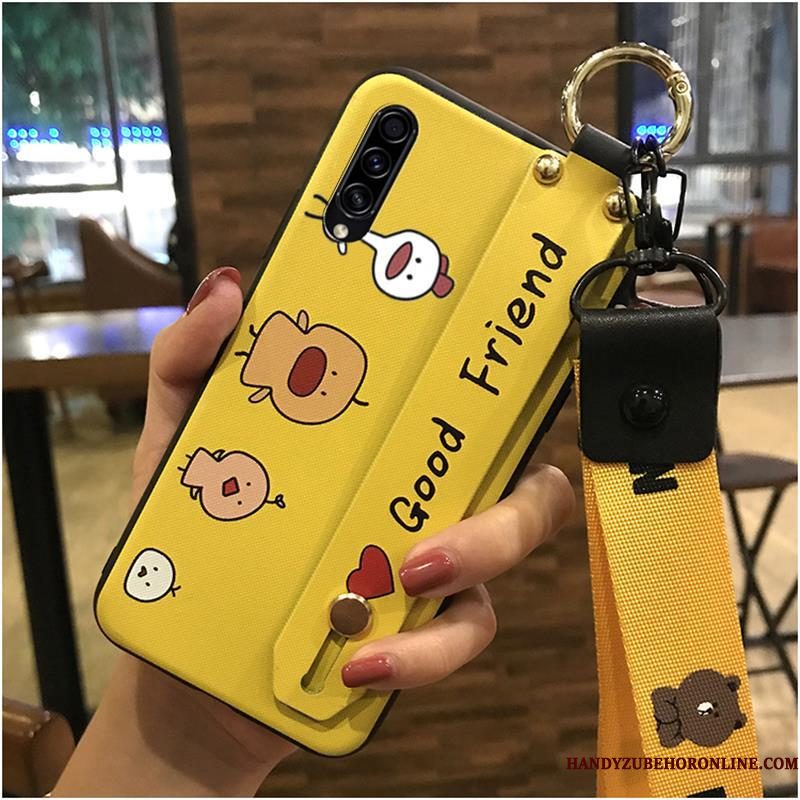 Hoesje Samsung Galaxy A50s Zacht Wit Hete Verkoop, Hoes Samsung Galaxy A50s Spotprent Telefoon Hanger