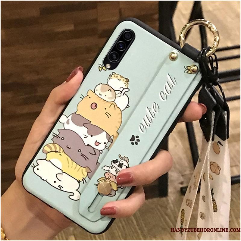 Hoesje Samsung Galaxy A50s Zacht Wit Hete Verkoop, Hoes Samsung Galaxy A50s Spotprent Telefoon Hanger