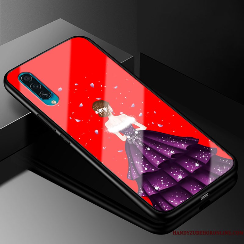 Hoesje Samsung Galaxy A50s Zakken Anti-fall Trend, Hoes Samsung Galaxy A50s Zacht Telefoon Zwart