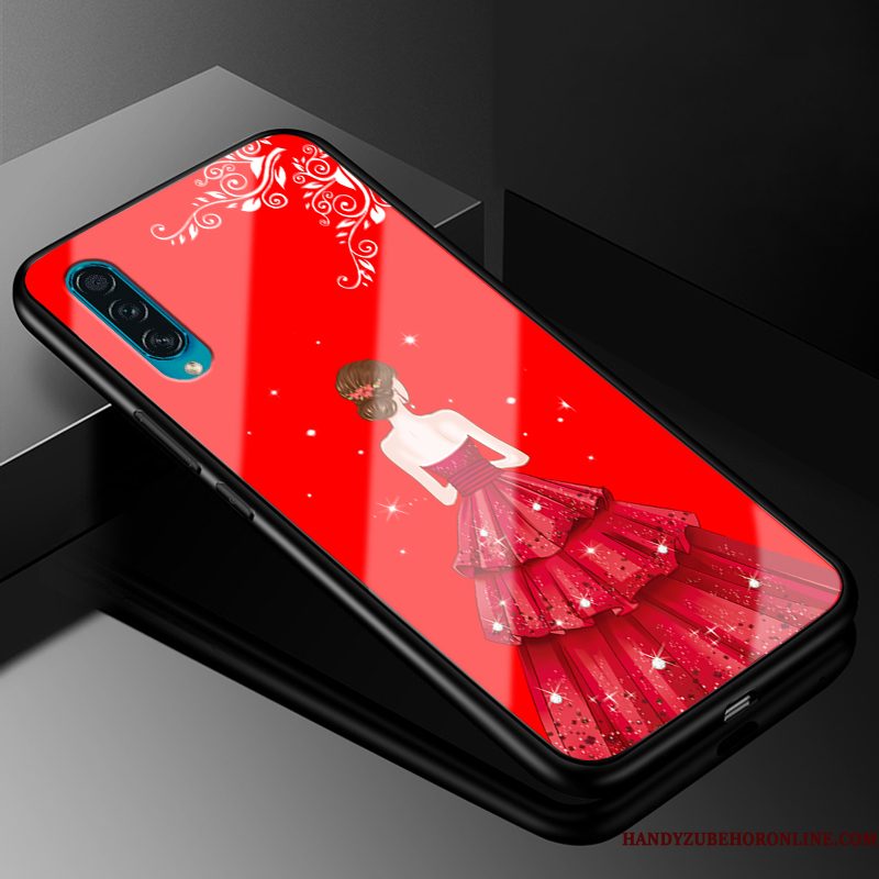 Hoesje Samsung Galaxy A50s Zakken Anti-fall Trend, Hoes Samsung Galaxy A50s Zacht Telefoon Zwart