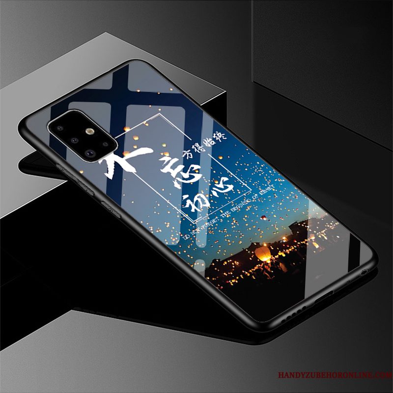 Hoesje Samsung Galaxy A51 Bescherming Schrobbentelefoon, Hoes Samsung Galaxy A51 Lovers Persoonlijk