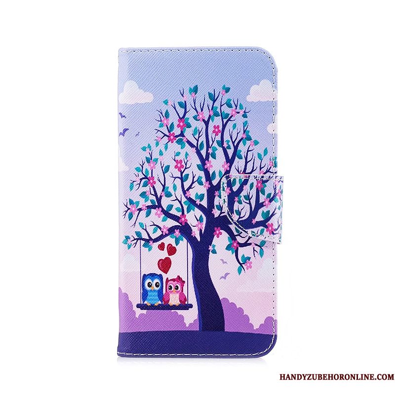 Hoesje Samsung Galaxy A6+ Bescherming Telefoon Blauw, Hoes Samsung Galaxy A6+ Spotprent