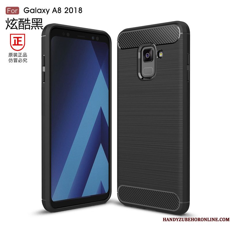 Hoesje Samsung Galaxy A6 Zakken Zijde Patroon, Hoes Samsung Galaxy A6 Bescherming Telefoon Anti-fall