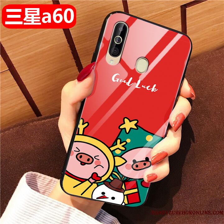 Hoesje Samsung Galaxy A60 Scheppend Hard Anti-fall, Hoes Samsung Galaxy A60 Spotprent Persoonlijktelefoon