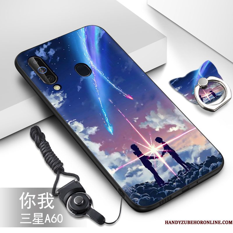 Hoesje Samsung Galaxy A60 Siliconen Groentelefoon, Hoes Samsung Galaxy A60 Zacht