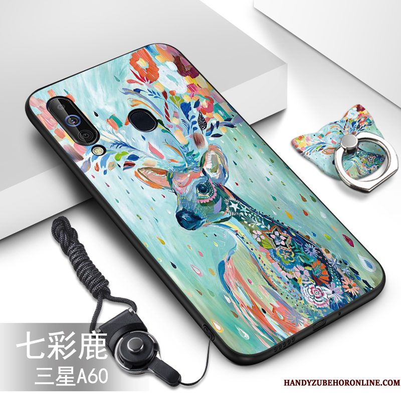 Hoesje Samsung Galaxy A60 Siliconen Groentelefoon, Hoes Samsung Galaxy A60 Zacht