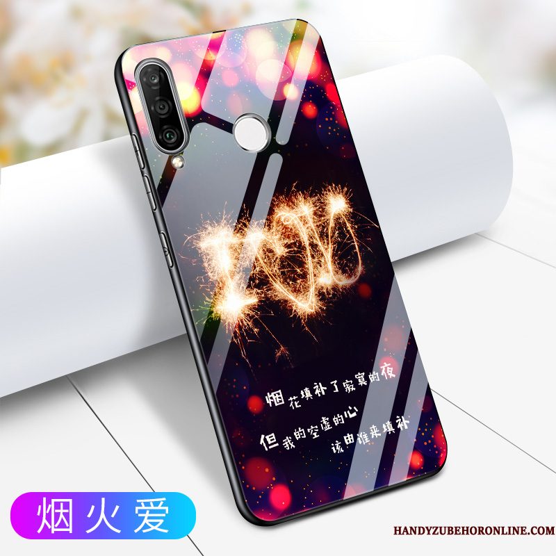 Hoesje Samsung Galaxy A60 Zakken Glastelefoon, Hoes Samsung Galaxy A60 Scheppend Blauw Persoonlijk