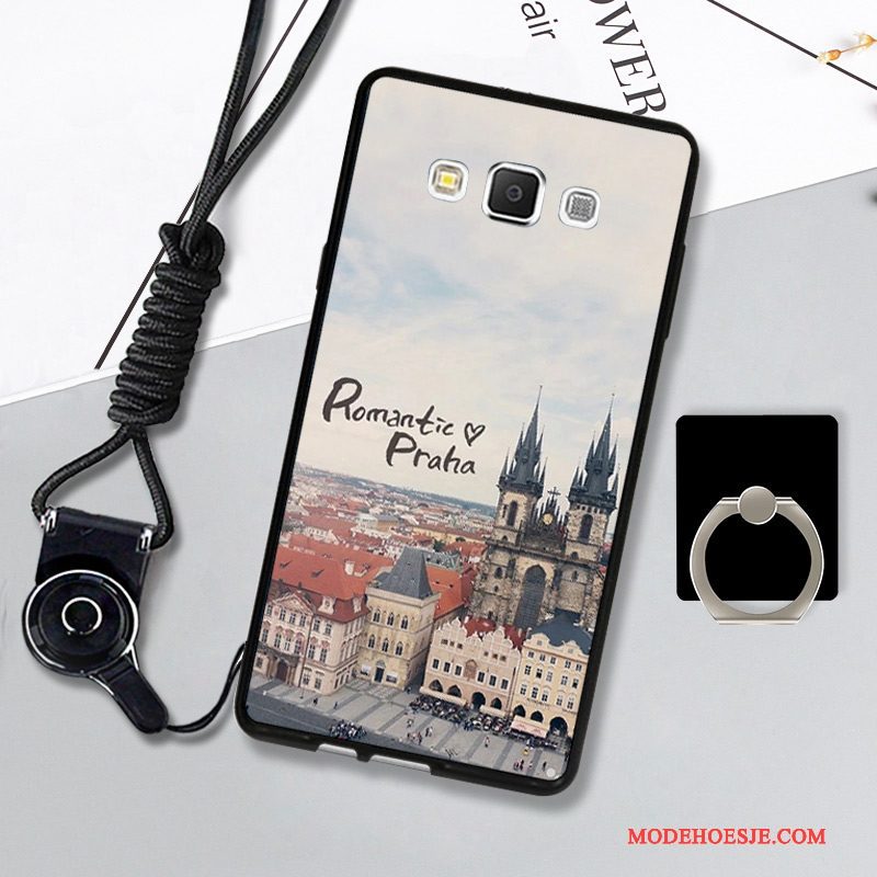 Hoesje Samsung Galaxy A7 2015 Bescherming Hangertelefoon, Hoes Samsung Galaxy A7 2015 Siliconen