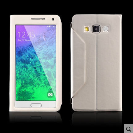 Hoesje Samsung Galaxy A7 2015 Bescherming Zwart Trend, Hoes Samsung Galaxy A7 2015 Leer Telefoon Anti-fall
