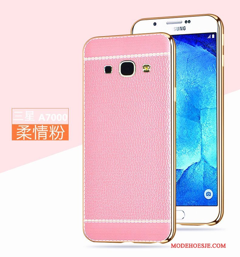 Hoesje Samsung Galaxy A7 2015 Siliconen Anti-falltelefoon, Hoes Samsung Galaxy A7 2015 Zacht