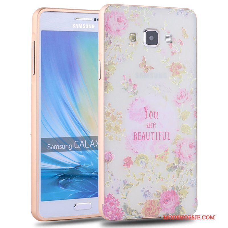 Hoesje Samsung Galaxy A7 2015 Spotprent Mooie Trend, Hoes Samsung Galaxy A7 2015 Zakken Telefoon Hard