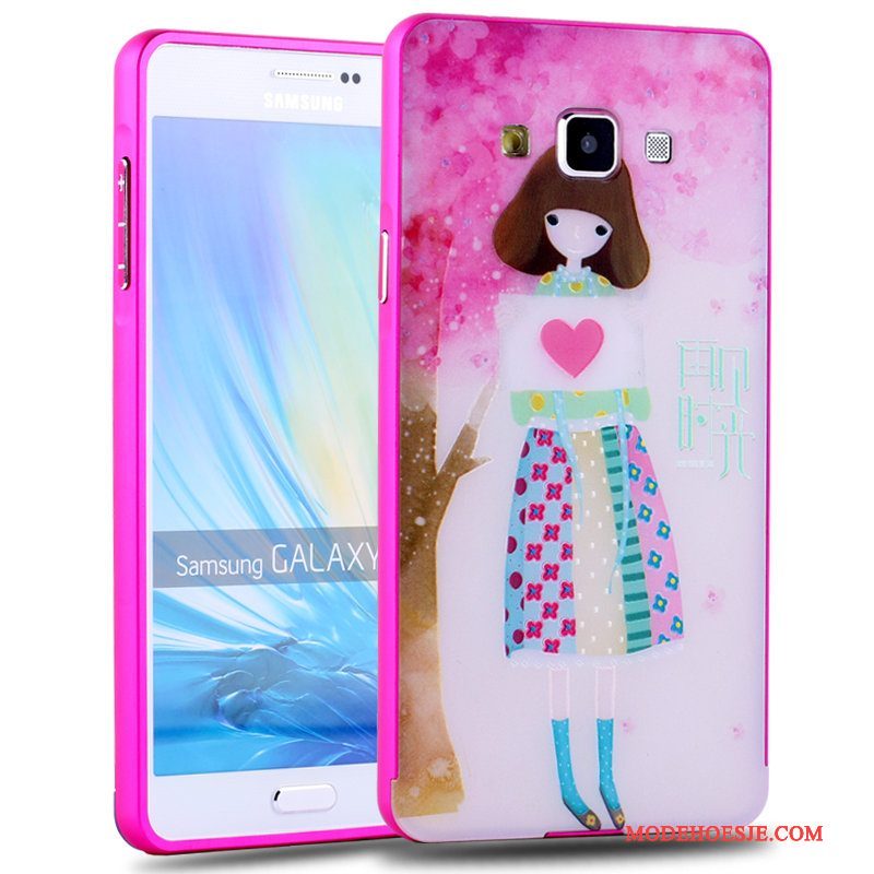 Hoesje Samsung Galaxy A7 2015 Spotprent Mooie Trend, Hoes Samsung Galaxy A7 2015 Zakken Telefoon Hard