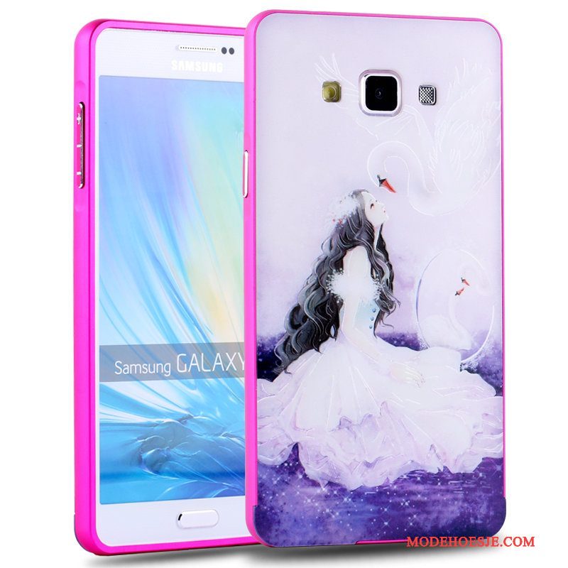 Hoesje Samsung Galaxy A7 2015 Spotprent Mooie Trend, Hoes Samsung Galaxy A7 2015 Zakken Telefoon Hard