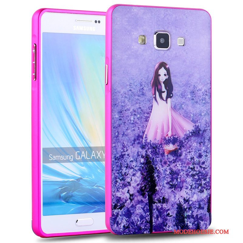 Hoesje Samsung Galaxy A7 2015 Spotprent Mooie Trend, Hoes Samsung Galaxy A7 2015 Zakken Telefoon Hard