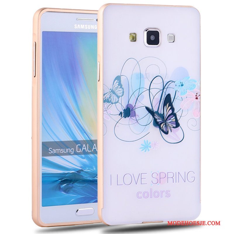 Hoesje Samsung Galaxy A7 2015 Spotprent Mooie Trend, Hoes Samsung Galaxy A7 2015 Zakken Telefoon Hard