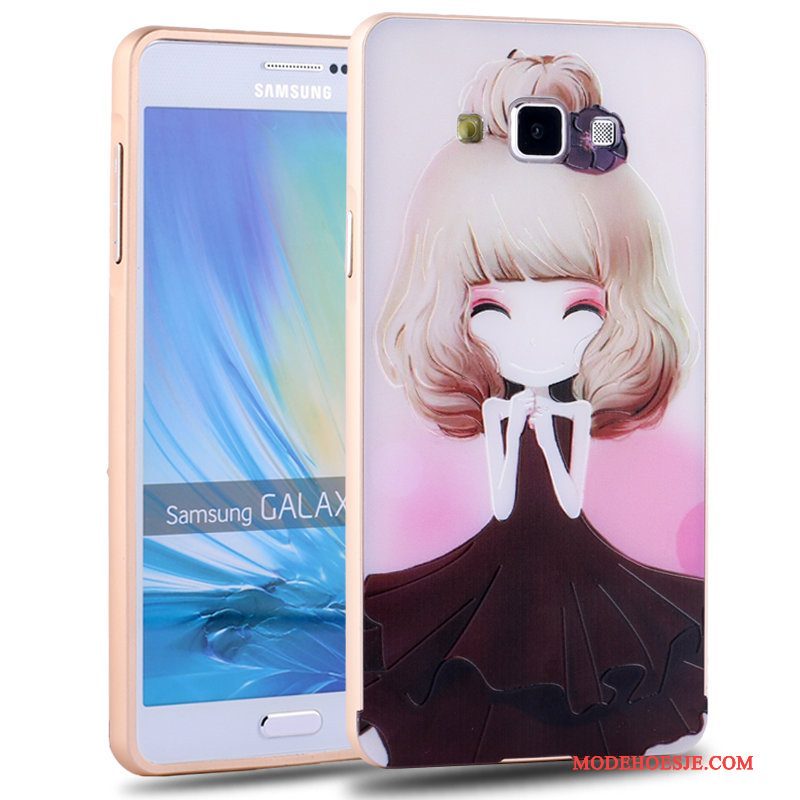 Hoesje Samsung Galaxy A7 2015 Spotprent Mooie Trend, Hoes Samsung Galaxy A7 2015 Zakken Telefoon Hard