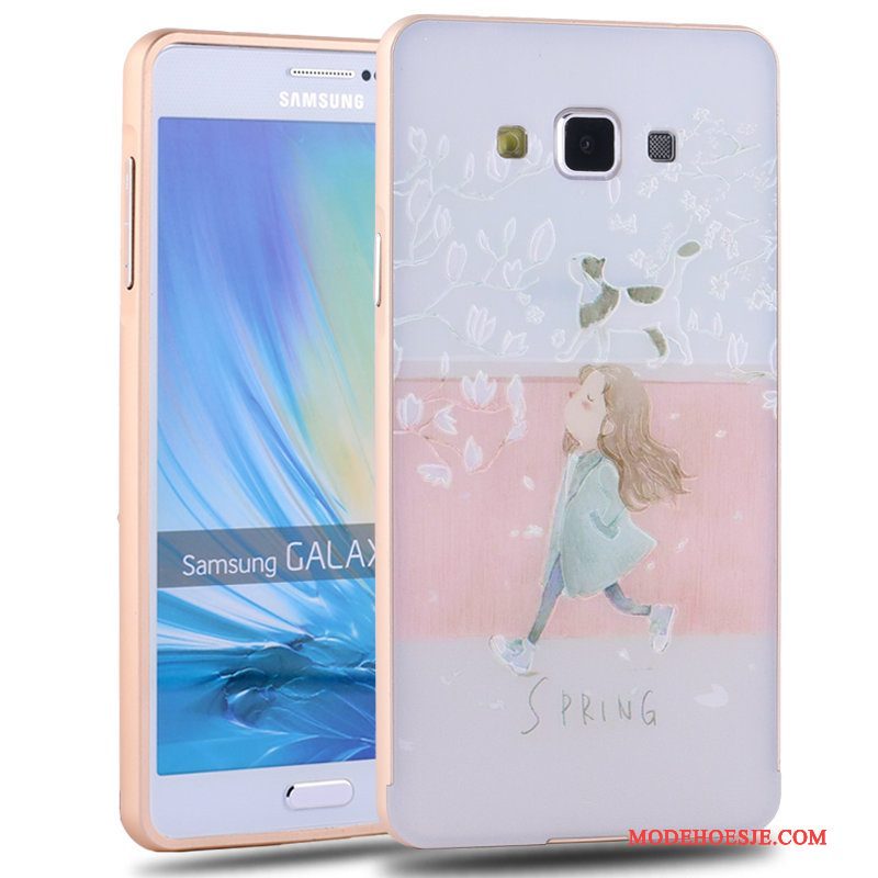 Hoesje Samsung Galaxy A7 2015 Spotprent Mooie Trend, Hoes Samsung Galaxy A7 2015 Zakken Telefoon Hard