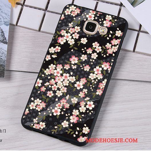 Hoesje Samsung Galaxy A7 2016 Zacht Telefoon Anti-fall, Hoes Samsung Galaxy A7 2016 Bescherming Schrobben Blauw