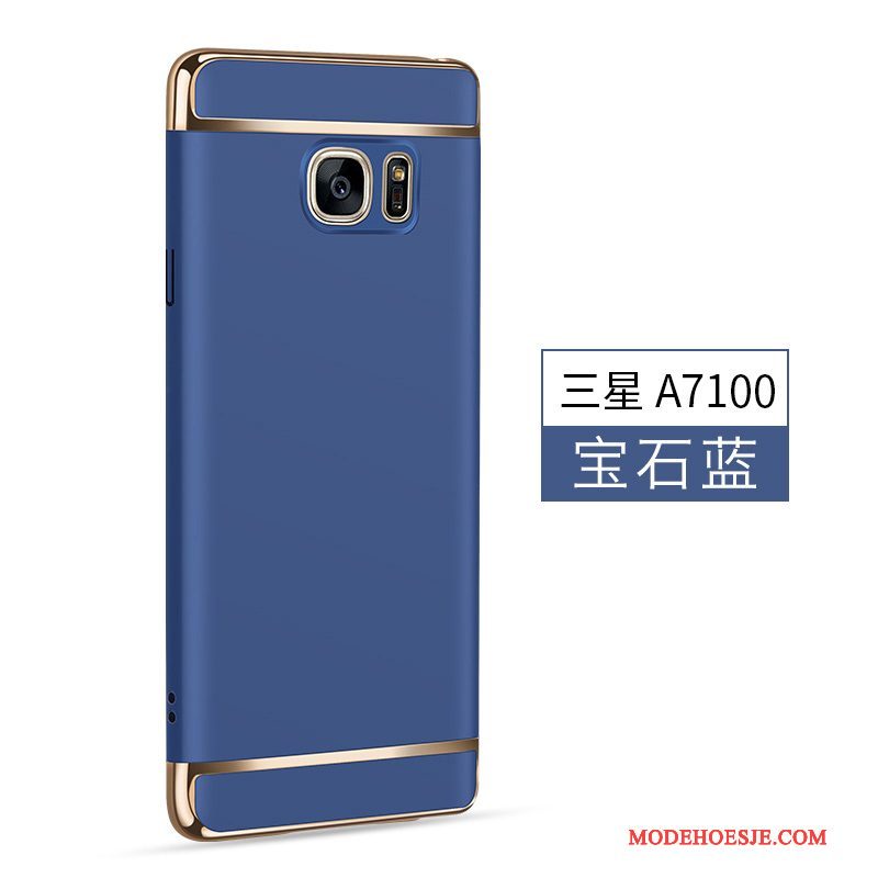 Hoesje Samsung Galaxy A7 2016 Zakken Hard Anti-fall, Hoes Samsung Galaxy A7 2016 Donkerblauw Schrobben