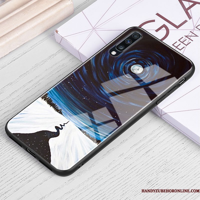 Hoesje Samsung Galaxy A70 Bescherming Groentelefoon, Hoes Samsung Galaxy A70 Trend Europa