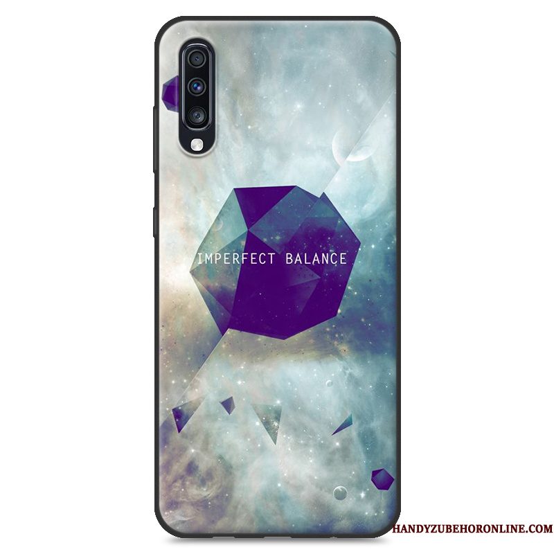 Hoesje Samsung Galaxy A70 Bescherming Landschap Nieuw, Hoes Samsung Galaxy A70 Geschilderd Eenvoudige Blauw