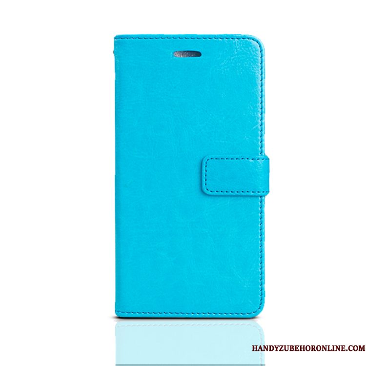 Hoesje Samsung Galaxy A70 Folio Telefoon Blauw, Hoes Samsung Galaxy A70 Leer