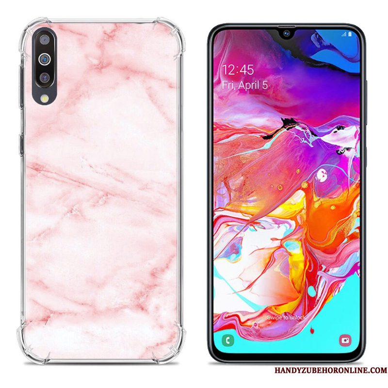 Hoesje Samsung Galaxy A70 Scheppend Groen Gasbag, Hoes Samsung Galaxy A70 Zakken Telefoon Anti-fall