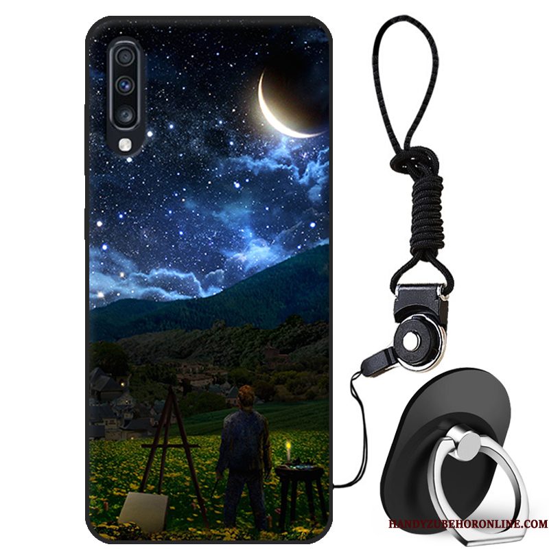 Hoesje Samsung Galaxy A70 Scheppend Trendy Merk Anti-fall, Hoes Samsung Galaxy A70 Siliconen Telefoon Persoonlijk