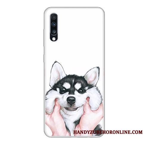 Hoesje Samsung Galaxy A70 Spotprent Groen Wind, Hoes Samsung Galaxy A70 Zacht Anti-falltelefoon