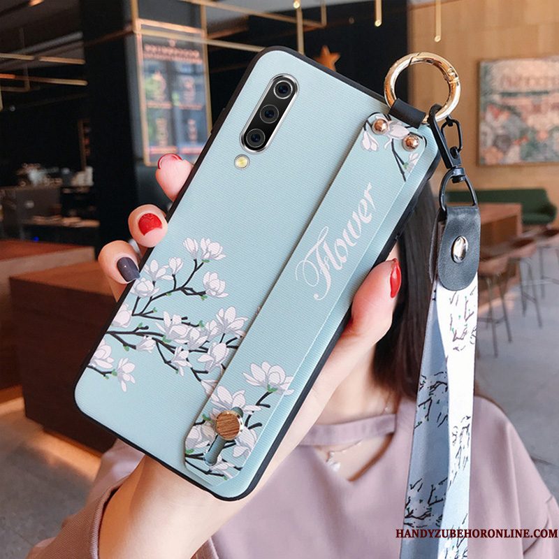 Hoesje Samsung Galaxy A70 Zacht Telefoon Zwart, Hoes Samsung Galaxy A70 Mode Hanger Anti-fall