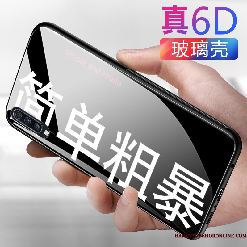 Hoesje Samsung Galaxy A70 Zakken Spiegel Persoonlijk, Hoes Samsung Galaxy A70 Bescherming Telefoon Geel