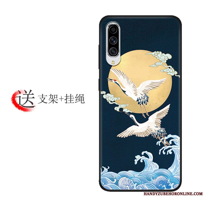 Hoesje Samsung Galaxy A70s Bescherming Anti-fall Lovers, Hoes Samsung Galaxy A70s Zakken Patroon Skärmskydd