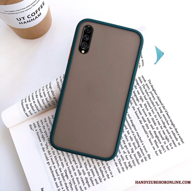 Hoesje Samsung Galaxy A70s Bescherming Telefoon Hard, Hoes Samsung Galaxy A70s Scheppend Schrobben Doorzichtig