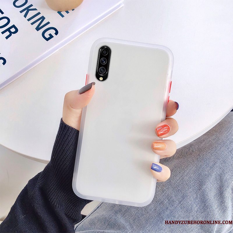 Hoesje Samsung Galaxy A70s Bescherming Telefoon Hard, Hoes Samsung Galaxy A70s Scheppend Schrobben Doorzichtig