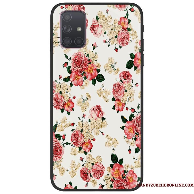 Hoesje Samsung Galaxy A71 Geschilderd Telefoon Schrobben, Hoes Samsung Galaxy A71 Scheppend Hete Verkoop Zwart
